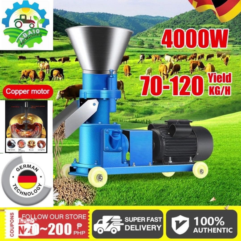 Pellet Machine 150 Animal Feeds Pellet Maker (German Technology