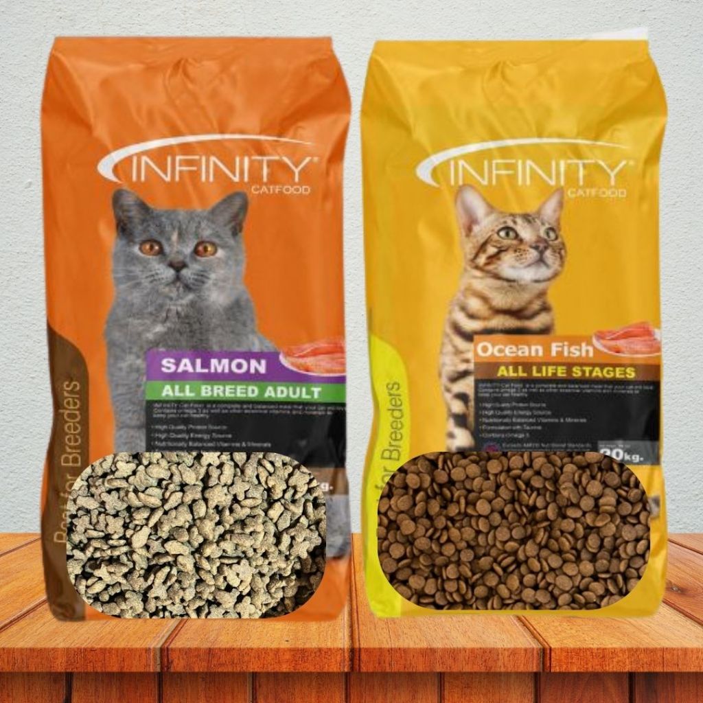 INFINITY CAT FOOD Salmon and Ocean Fish 1kg | Shopee Philippines