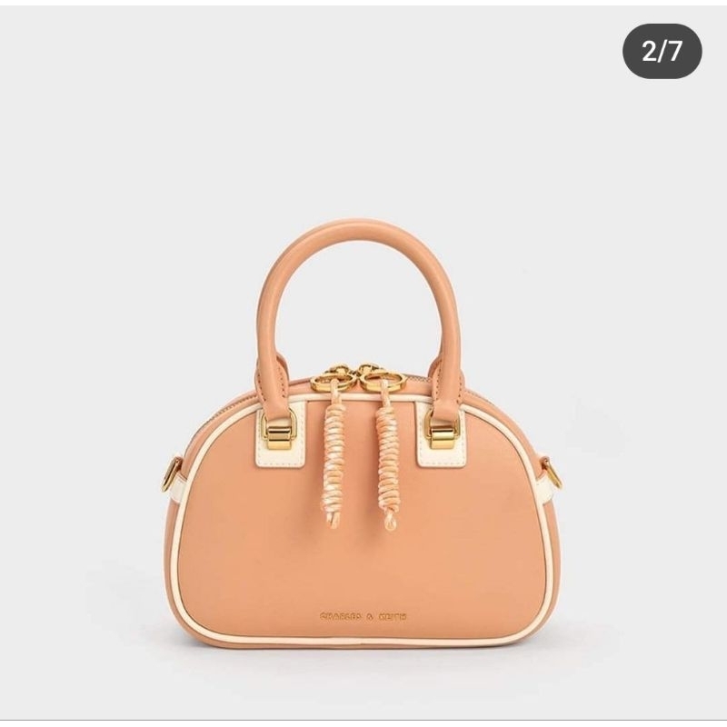 Charles & Keith Gwiana Bowling Bag Shopee Philippines
