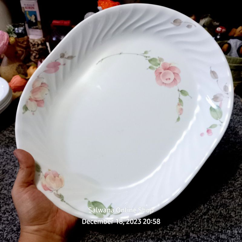 CORELLE BY CORNING USA MICROWAVABLE SERVING PLATE Shopee Philippines