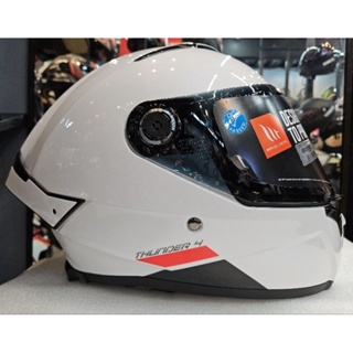 MT Helmets KRE+ Carbon Brush Full Face Helmet White