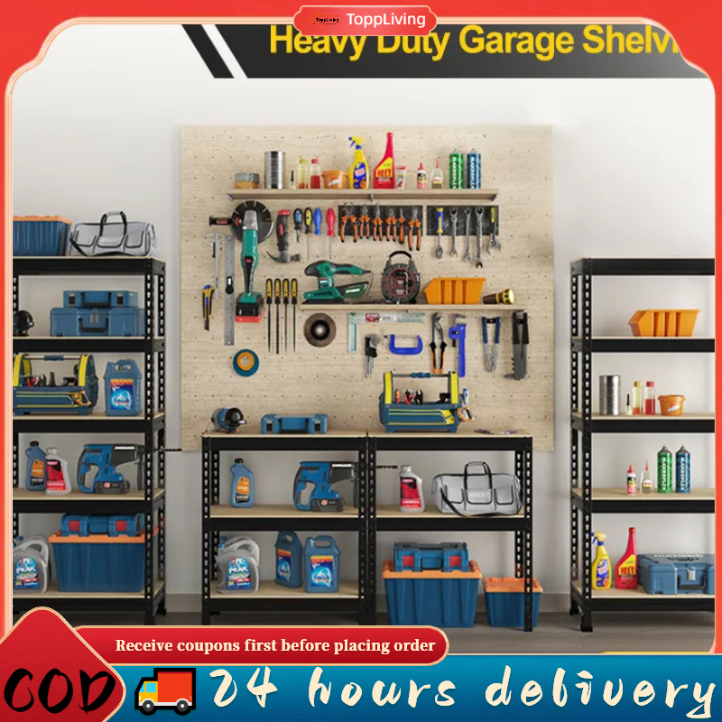 Boltless Shelves Steel Frame Shelves 5Tier Metal Shelves Organizer