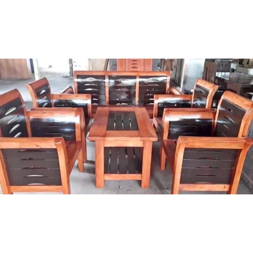 sala set(full set) made in gmelina wood set 55 Shopee Philippines