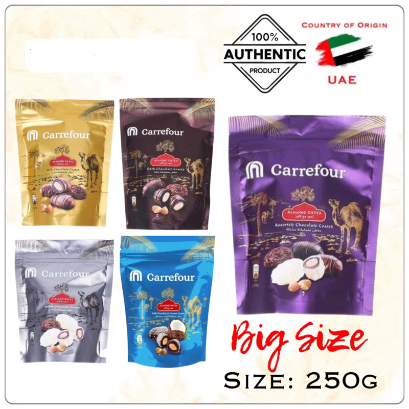 Carrefour Almond Date Chocolate Made in UAE 🇦🇪 Shopee Philippines