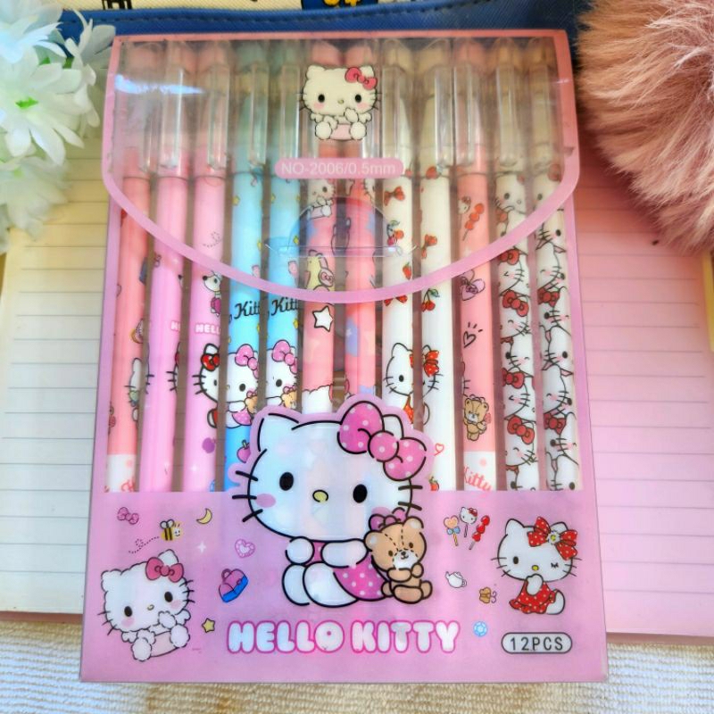 Kawaii Cat Hello Kitty Gel Pens | Shopee Philippines