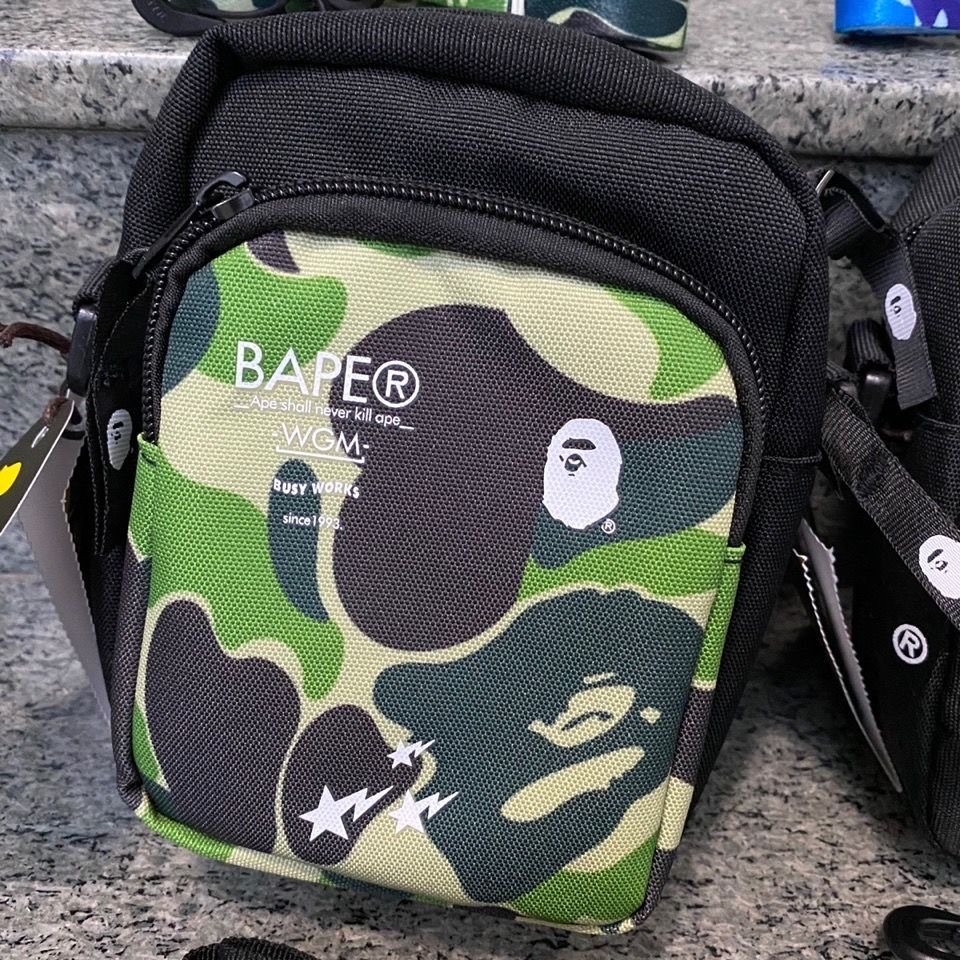 Aape Sling Bag BAPE Camouflage Fashion Men Mini Crossbody Bag Canvas