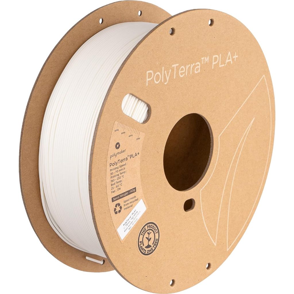 Polymaker PolyTerra Matte PLA Filament (1.75mm & 2.85mm EcoFriendly