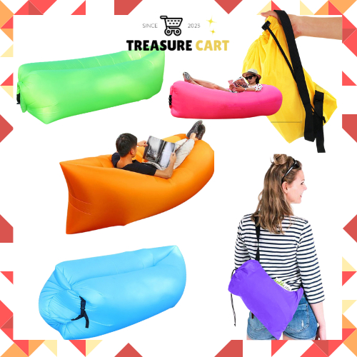 TC Inflatable Sofa Lazy Bed Air Sofa Sleeping Bag. Floating Sofa