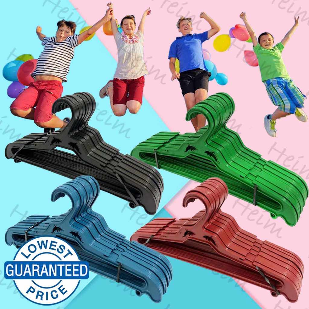 HEIM 12pcs/pack Baby coat hanger nonslip and shoulder drop Agrade