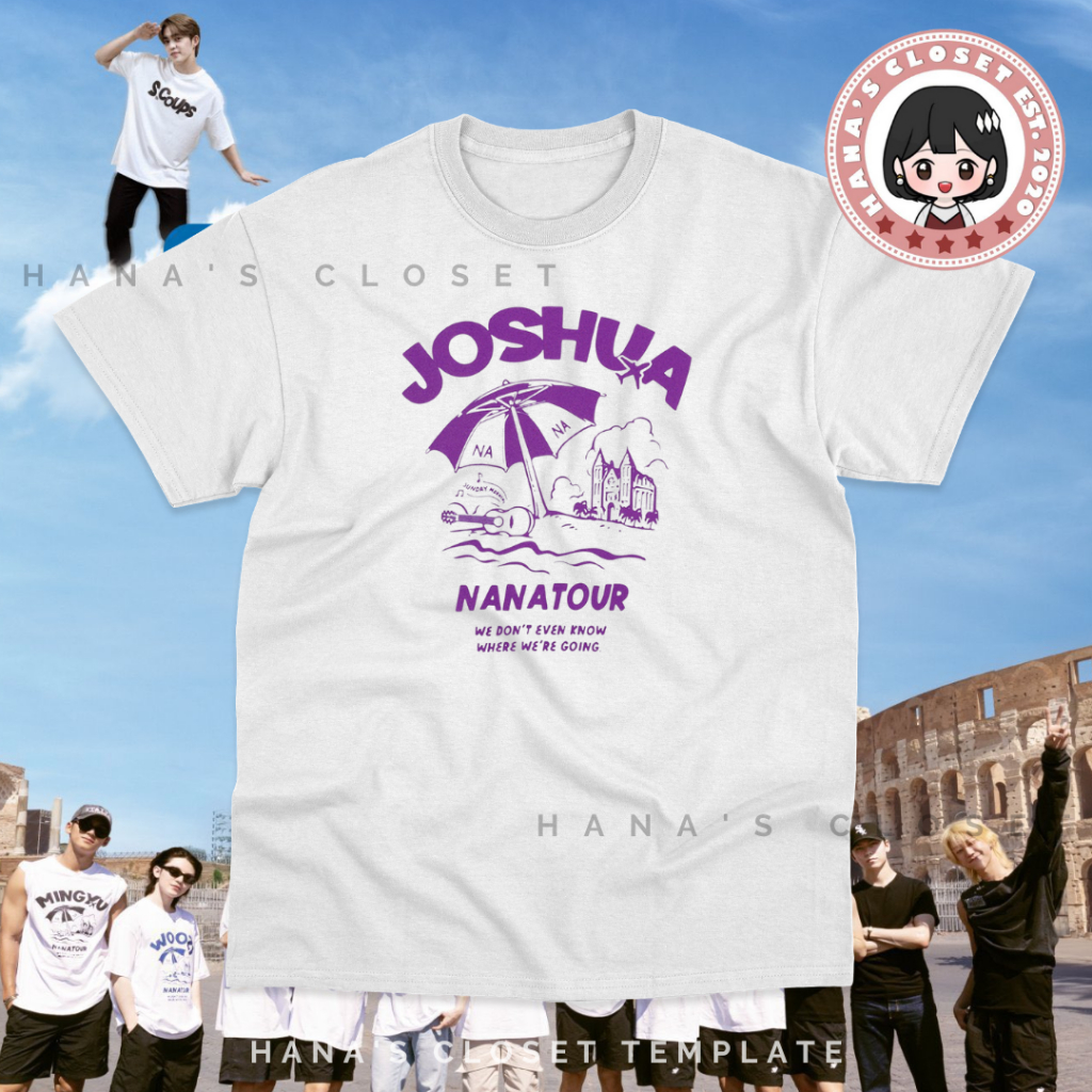 ○ SEVENTEEN セブチ ○JOSHUA NANA TOUR Tシャツ Seventeen Nana Tour Shirt Joshua, Nanatour With Seventeen