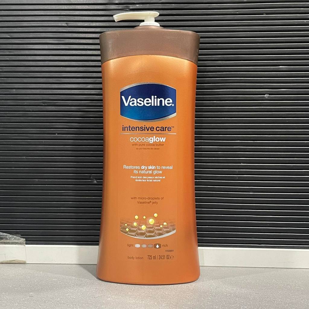 Vaseline Intensive Care Body Lotion Cocoa Glow 24.5 Fl Oz (725 mL