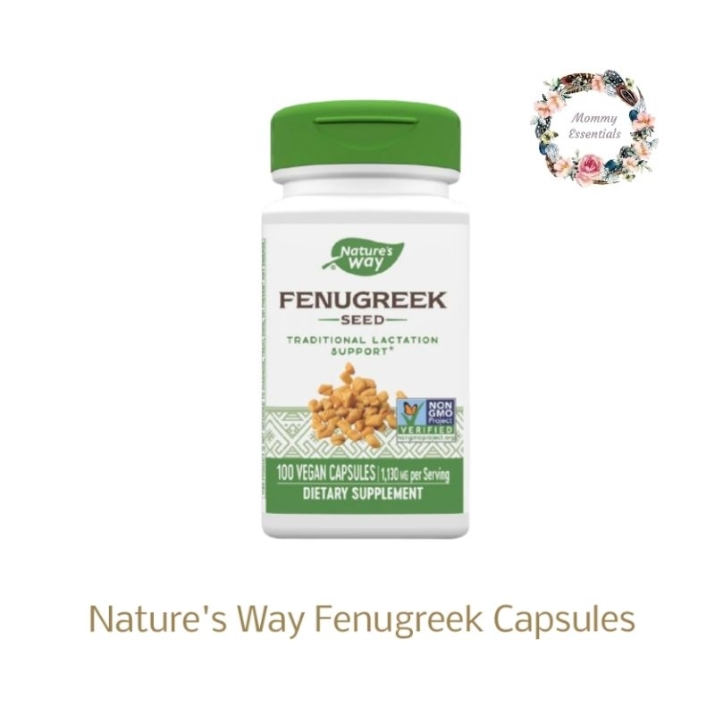 Nature's Way Fenugreek;100 capsules; 1130mg per serving Shopee Philippines