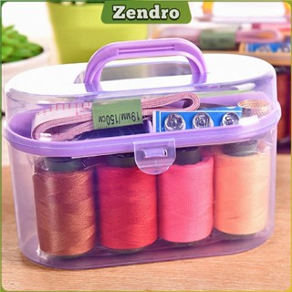 Portable Household Sewing Kit Box DIY Embroidery Handwork Tool