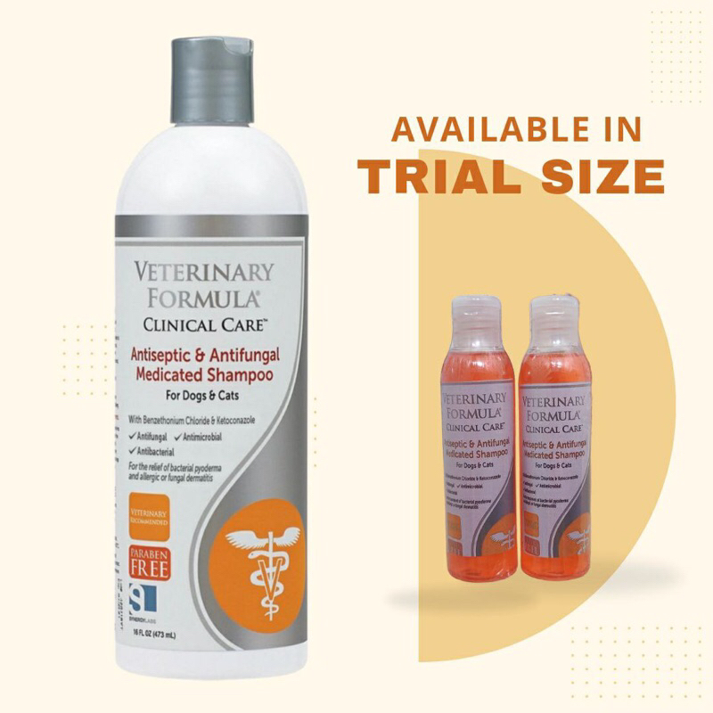 Veterinary Formula Clinical Care Antiseptic and Antifungal Shampoo for