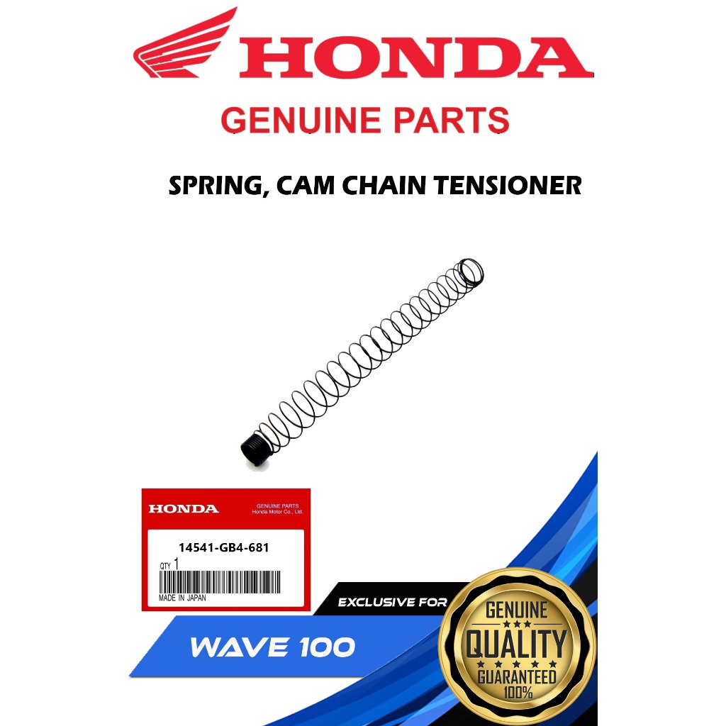HONDA GENUINE SPRING, CAM CHAIN TENSIONER FOR WAVE 100 ( 14541GB4681