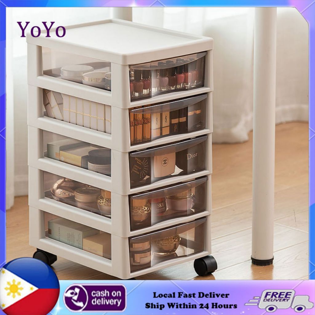 2 4 5 Layer drawer unit home office drawer file cabinet cosmetic desk ...