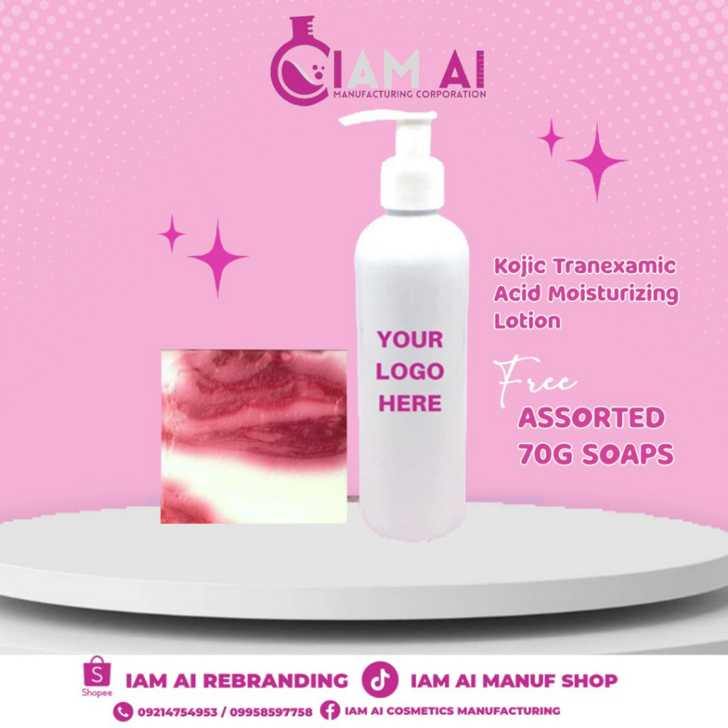 Kojic + Tranexamic Acid Moisturizing Lotion SPF 50 100ml + FREE SOAP 70