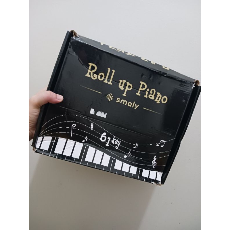 Affordable SMALYP61A Electronic Piano, RollUp Piano, 61 Keys, Folding