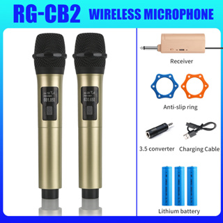 RAYHAYES Wireless Microphone rechargeable HD Sound Universal Mic