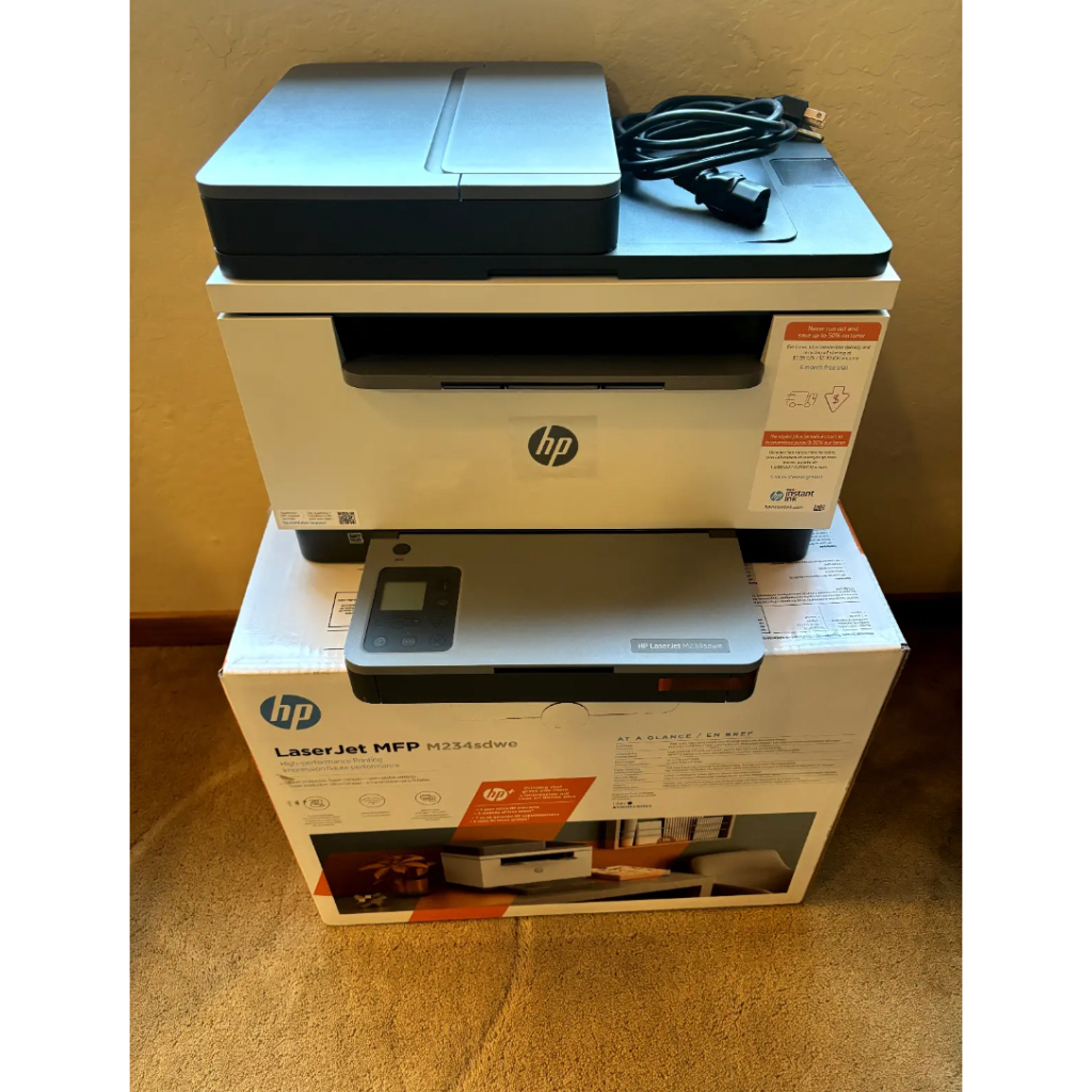 Hp Laserjet Mfp M234sdwe Wireless Monochrome All In One Printer Shopee Philippines