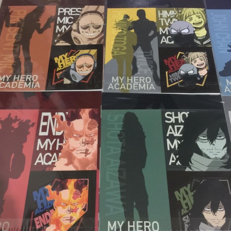 My Hero Academia: Official Clear File Folder (w Stickers) | Shopee ...