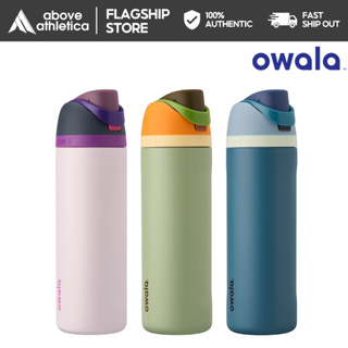 Owala FreeSip Stainless Steel Water Bottle / 24oz / Color: Poolside Punch