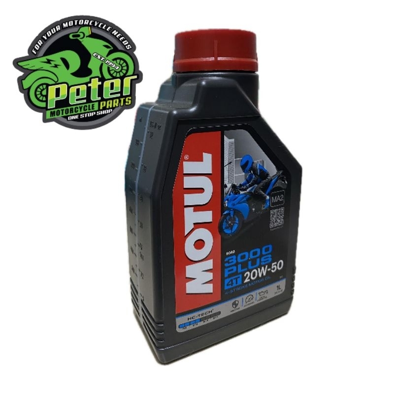 MOTUL ROAD 3000 PLUS 4T 20W50 4STROKE ENGINE OIL 1LITER/UNDERBONE
