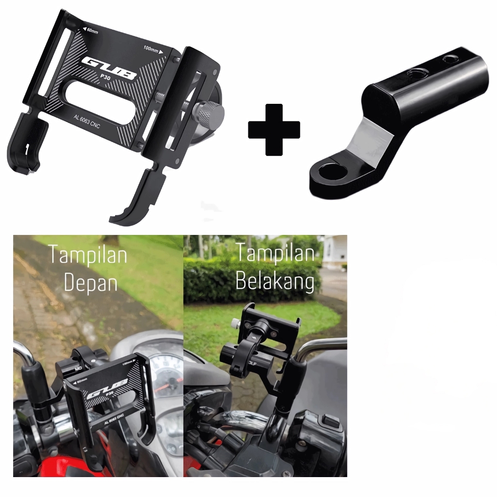 Zacro GUB P30 Motorcycle Mobile Cellphone Holder Mount Alloy Motor ...