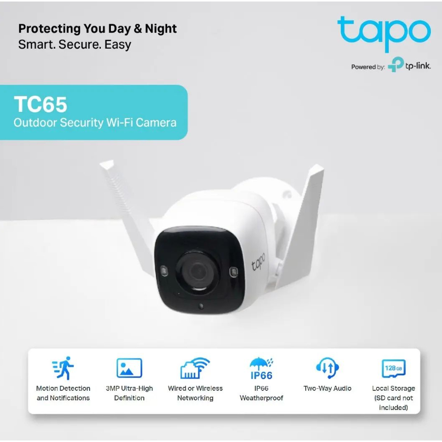 TP-Link Tapo TC65 Home Outdoor Security Wi-Fi Camera | Shopee Philippines