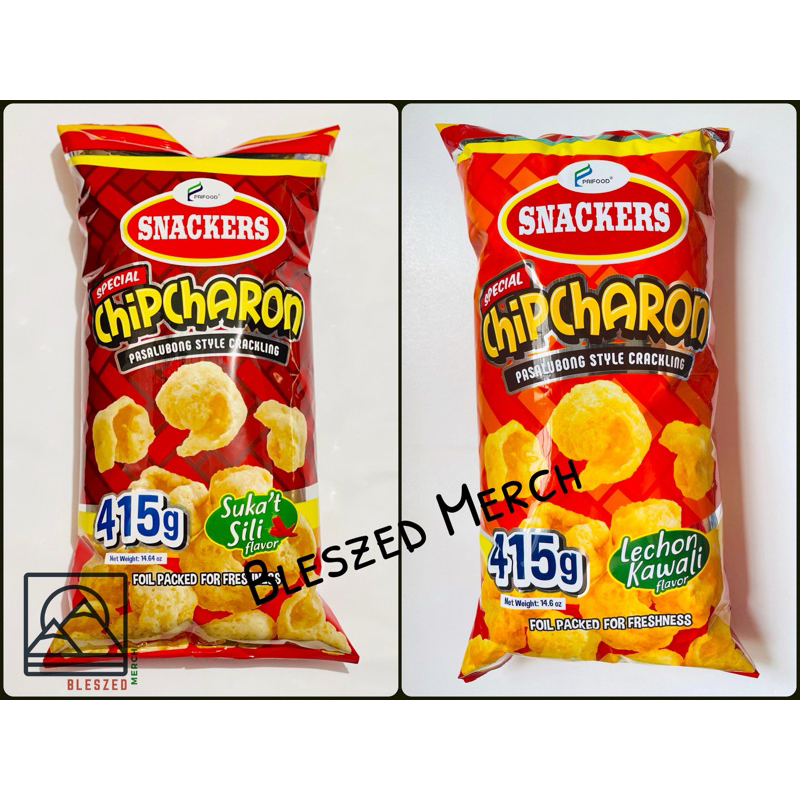 CHIPCHARON - Lechon Kawali/Suka’t Sili (Snackers) | Shopee Philippines