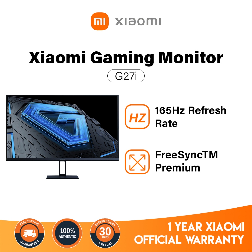 Xiaomi Gaming Monitor G27i 165Hz High Refresh Rate 27 Inch Global ...