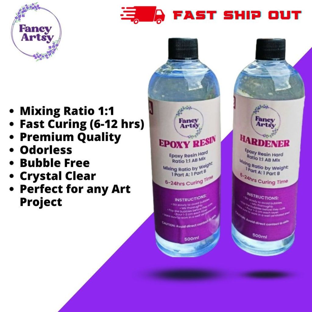 11 Ratio Epoxy Resin Crystal Clear Kit for Art Jewelry Crafts Coating