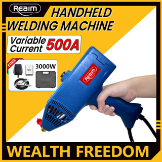 REAIMHandheld Welding Machine Inverter Portable Welder Mini Electric Welding Machine Shopee