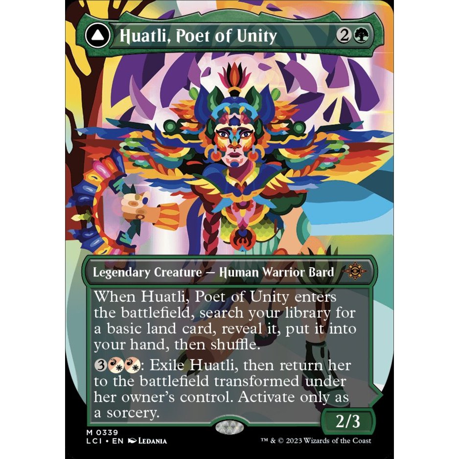 Magic The Gathering Huatli Poet Of Unity Roar Of The Fifth People 
