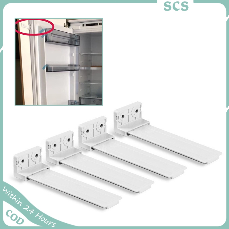 4pcs/set Universal Refrigerator Door Slide Rail Embedded Refrigerator ...