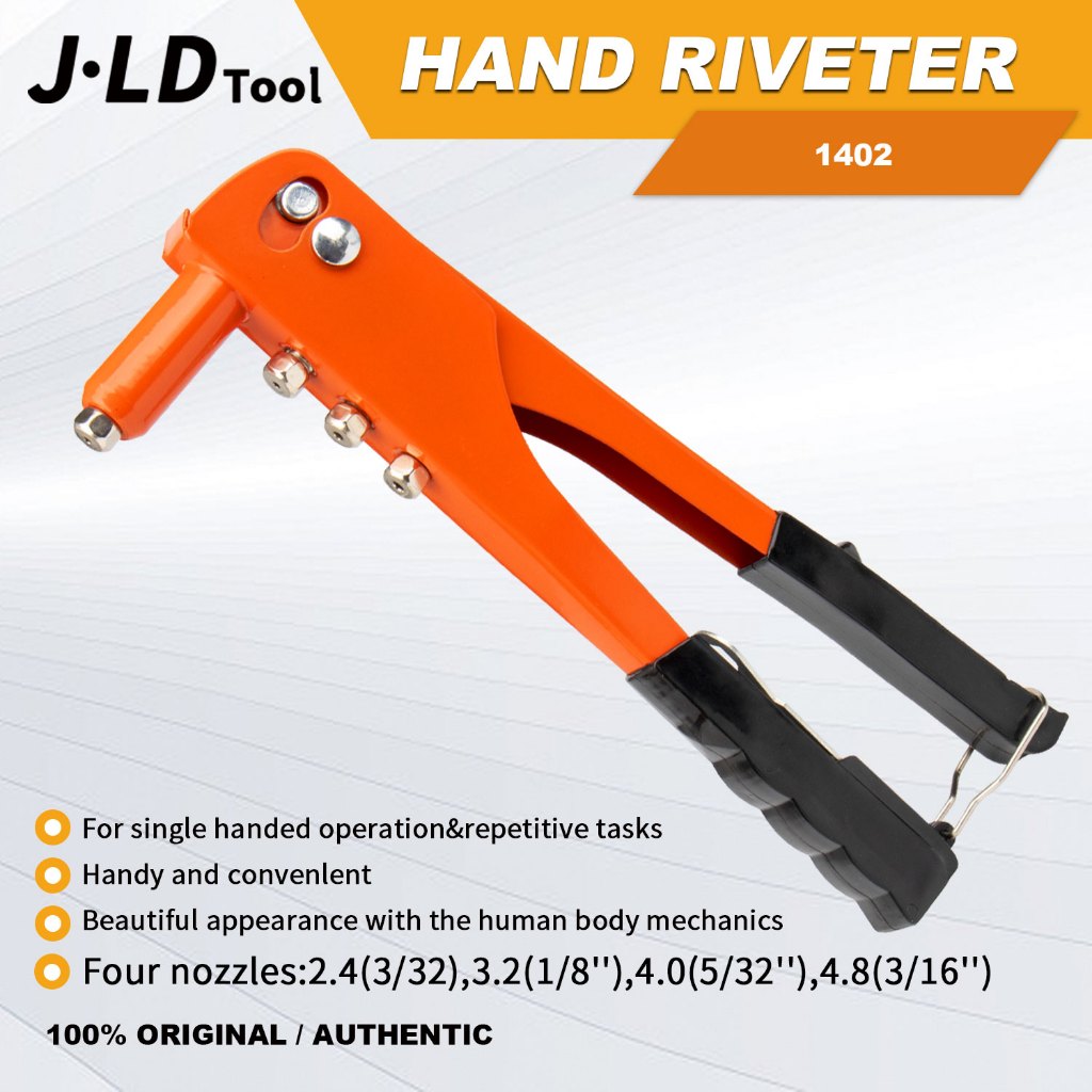 JLD Riveter Tools Heavy Duty 9.5'' Hand Riveter J-601 Rivet Gun ...