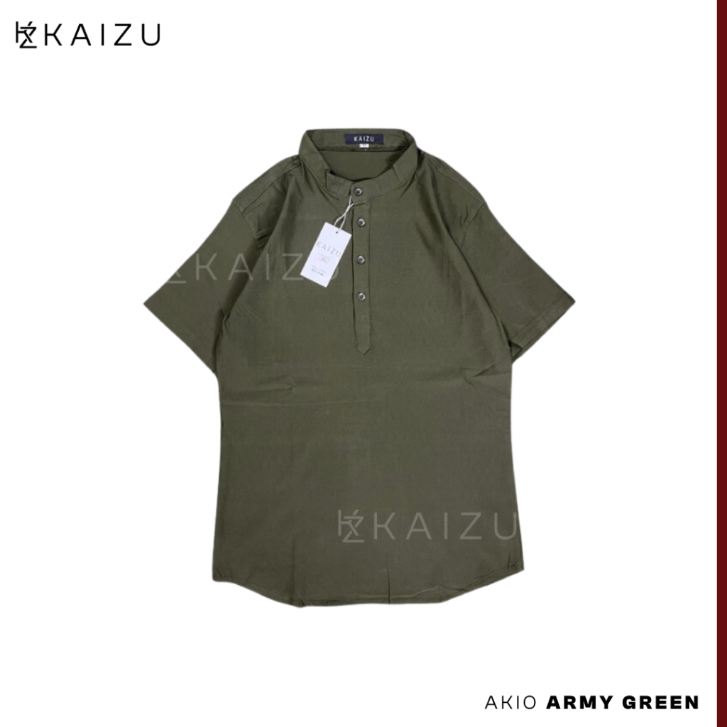 Akai Ito Mandarin Shirt