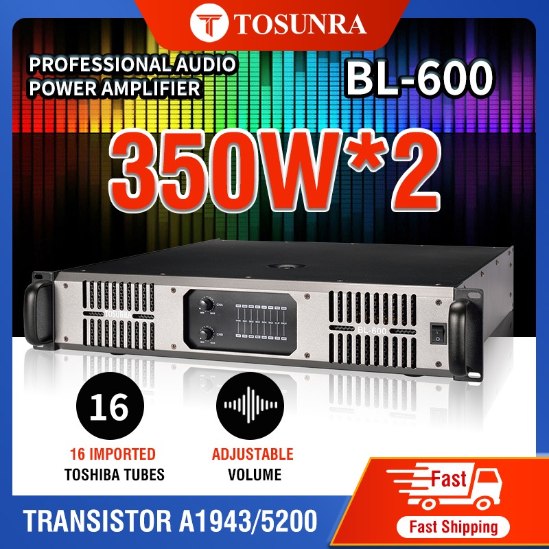 TOSUNRA BL600/BL800 PURE COPPER PROFESSIONAL AUDIO POWER AMPLIFIER