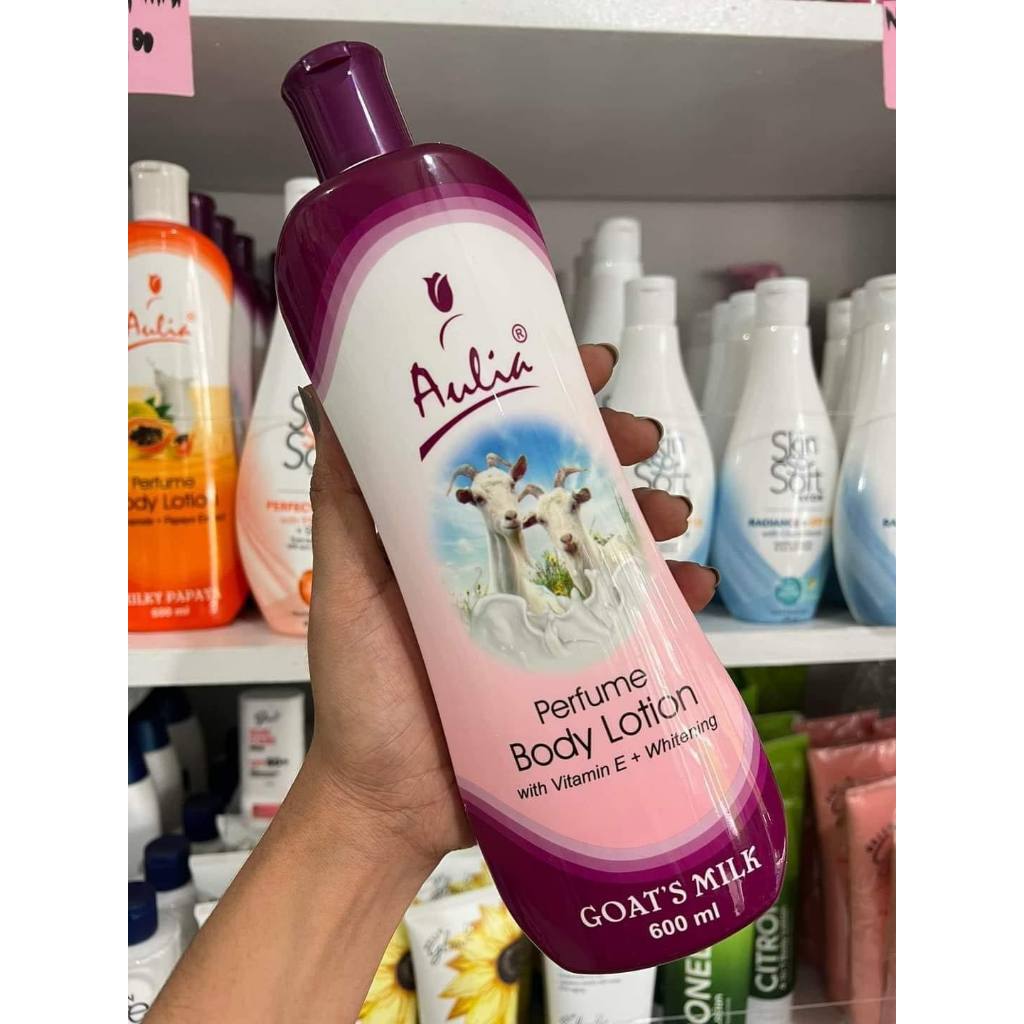 EB AULIA PERFUME BODY LOTION 600ml (Goats Milk) Shopee Philippines