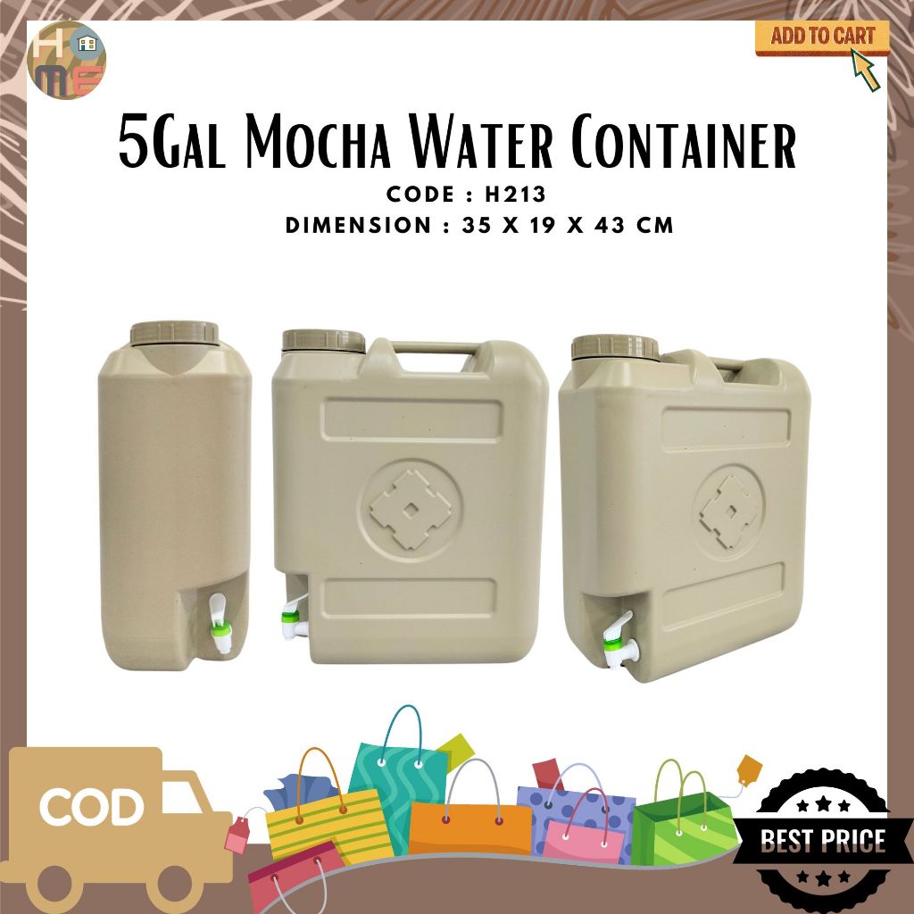 (new)H213 5GAL MOCHA WATER CONTAINER/MOCHA WATER CONTAINER/WATER GALLON ...