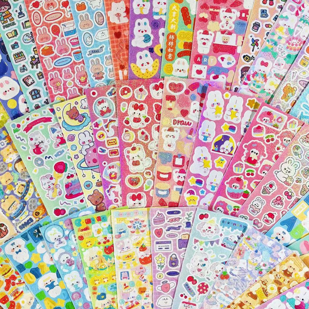 50PCS Kawaii Cute Stickers Cartoon Guka Stickers Handbook DIY Stickers ...