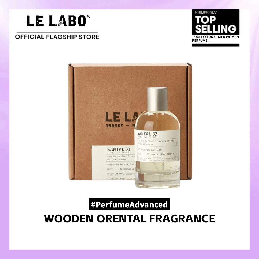 100% Genuine Le Labo Santal 33 Eau De Parfum 100ml women Perfume