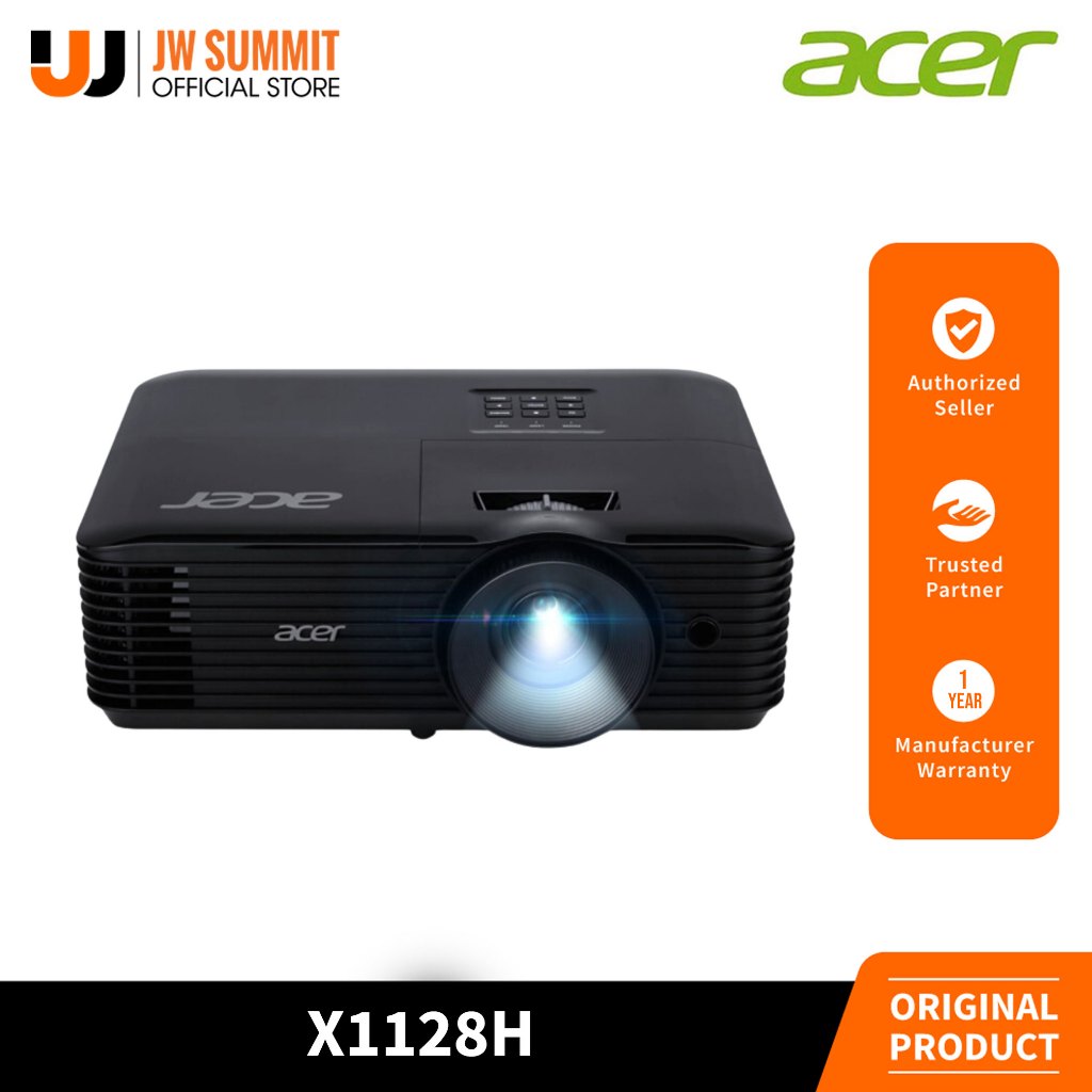 Acer X1128H DLP 3D SVGA 4500Lm 20000/1 Proiettore a raggio standard
