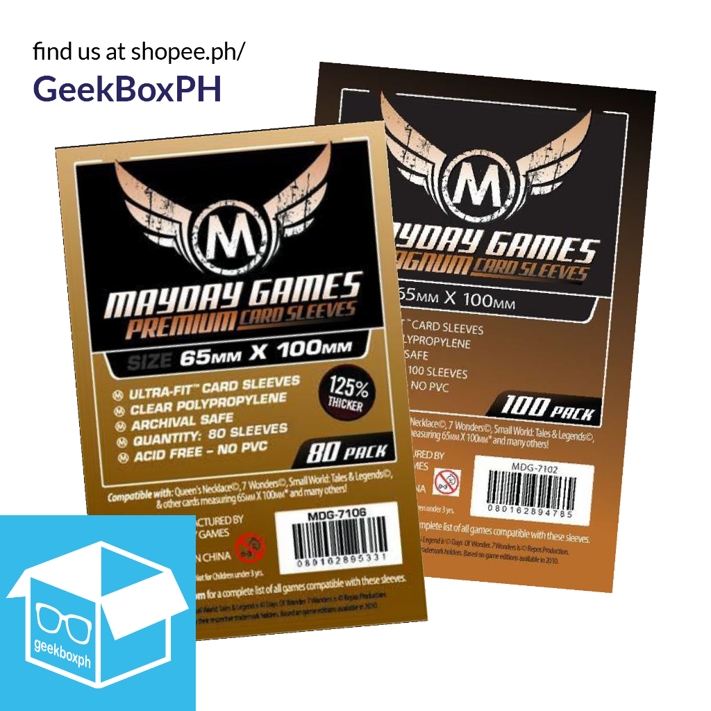 65x100mm 7 Wonders Card Sleeves - Mayday Sleeves | Shopee Philippines