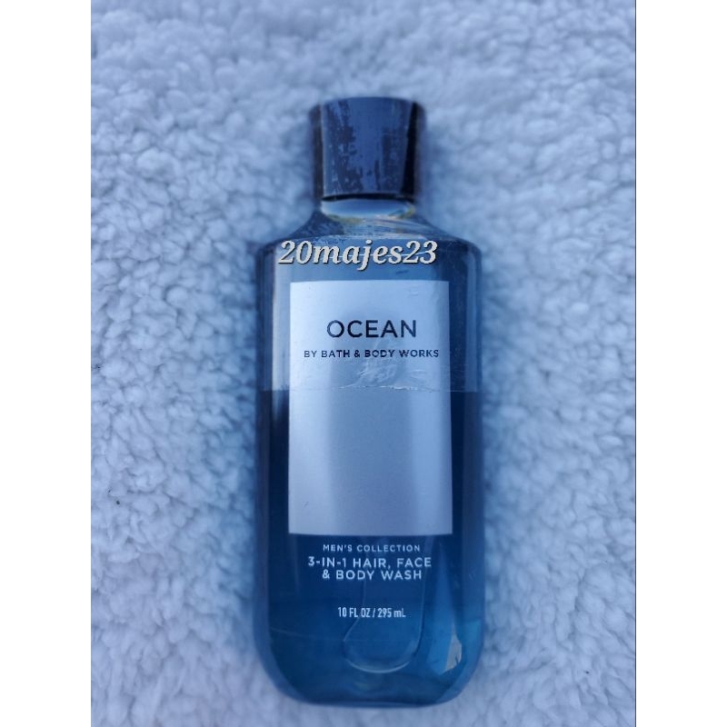 Bath & Body Works 3 in 1 Hair, Face and Body Wash Ocean | Shopee ...