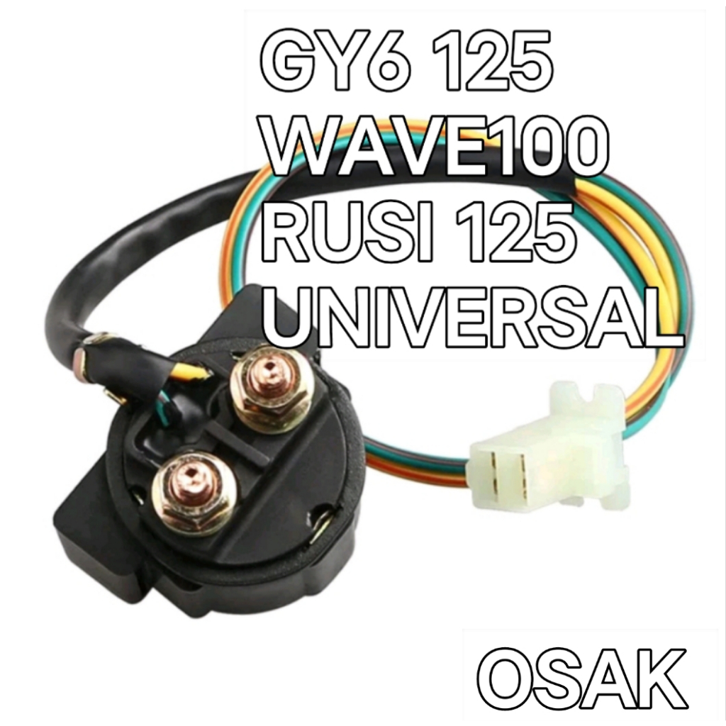 COD STARTER RELAY GY6 125 /WAVE 100 UNIVERSAL Shopee Philippines