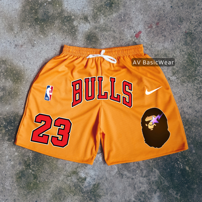 Yellow Bape Shorts Orange BAPE X PUBG Sweat Shorts Orange