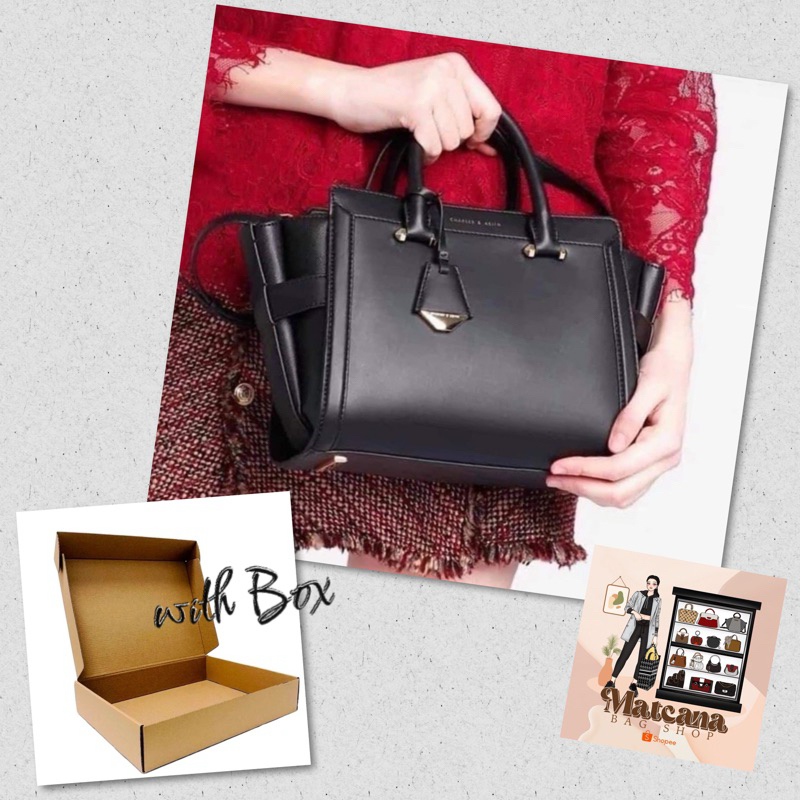 Trapeze top handle bag hot sale