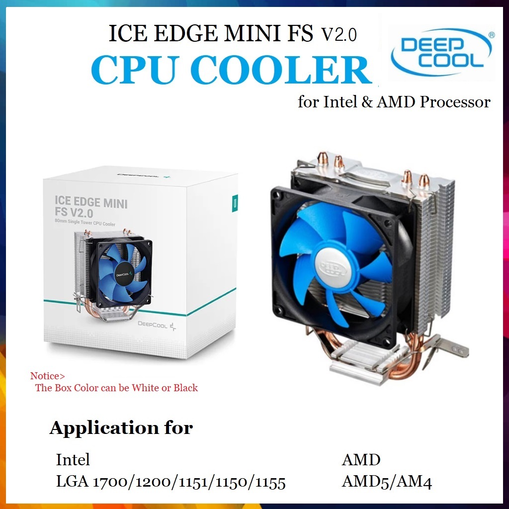 Brandnew DeepCool ICE EDGE MINI FS V2.0 CPU Air Coolers | Heatsink Fan ...