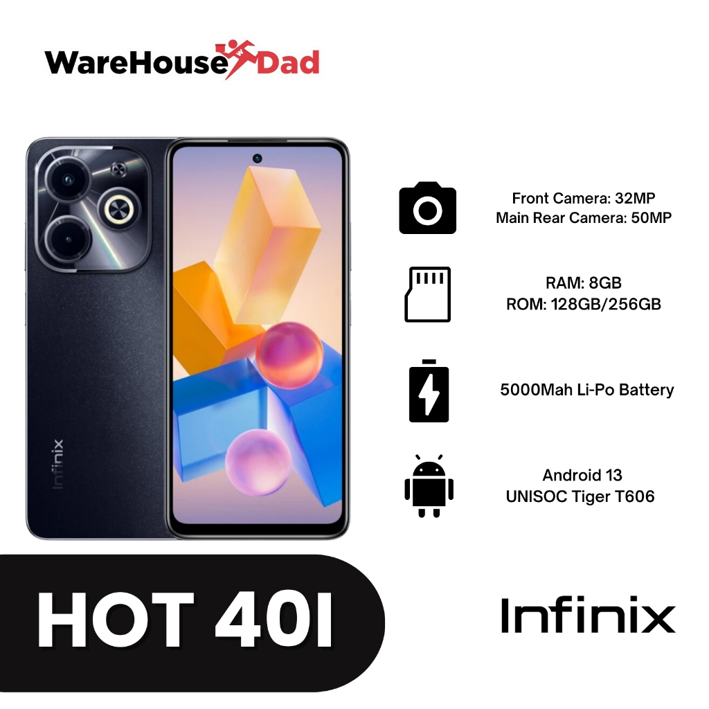 Infinix Hot 40i Android Mobile Phones | Shopee Philippines